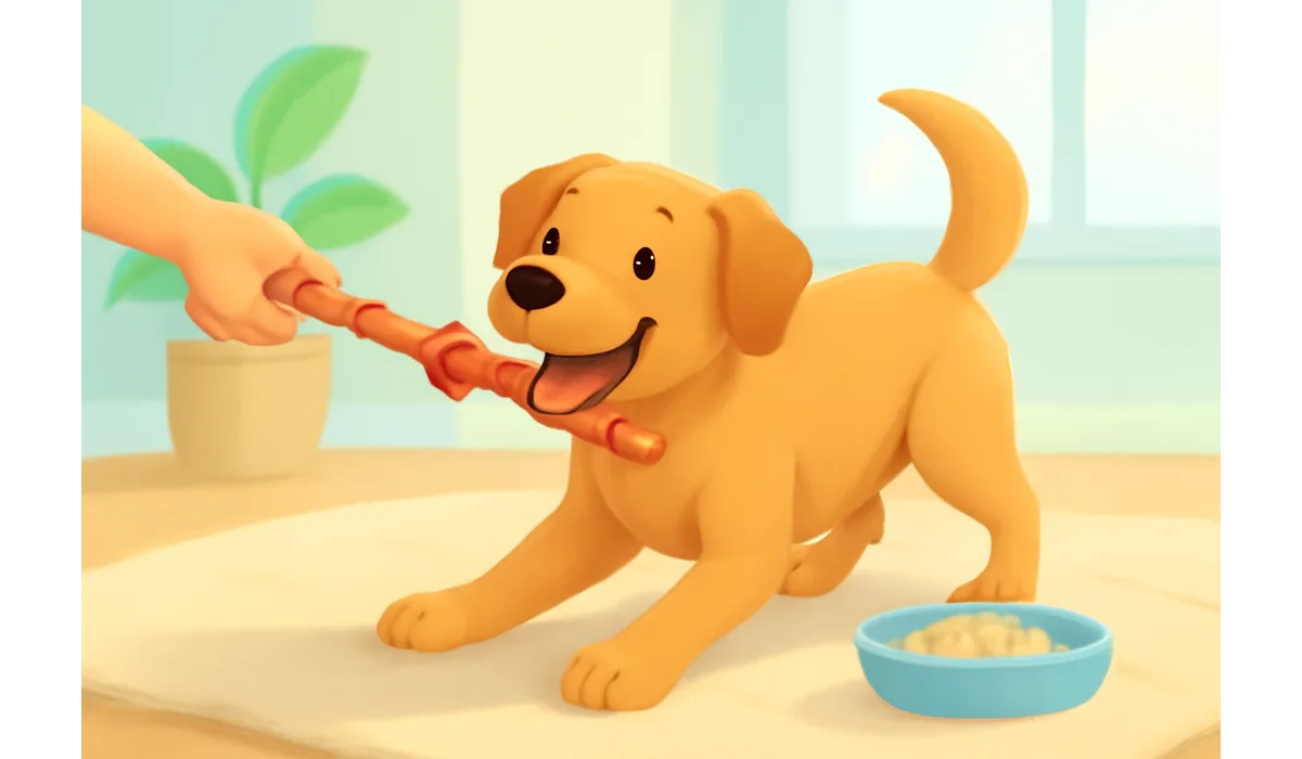 Impulse Control Drills with Tug and Treat Toys