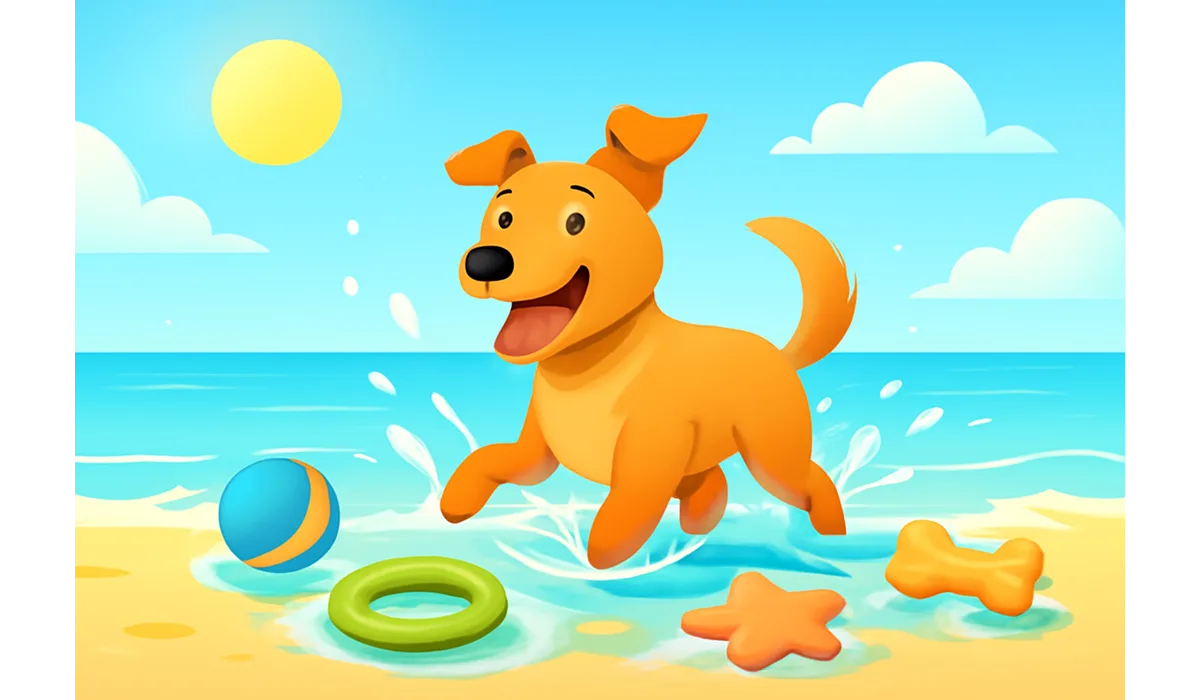 Waterproof Dog Toys for Beach and Pool Days